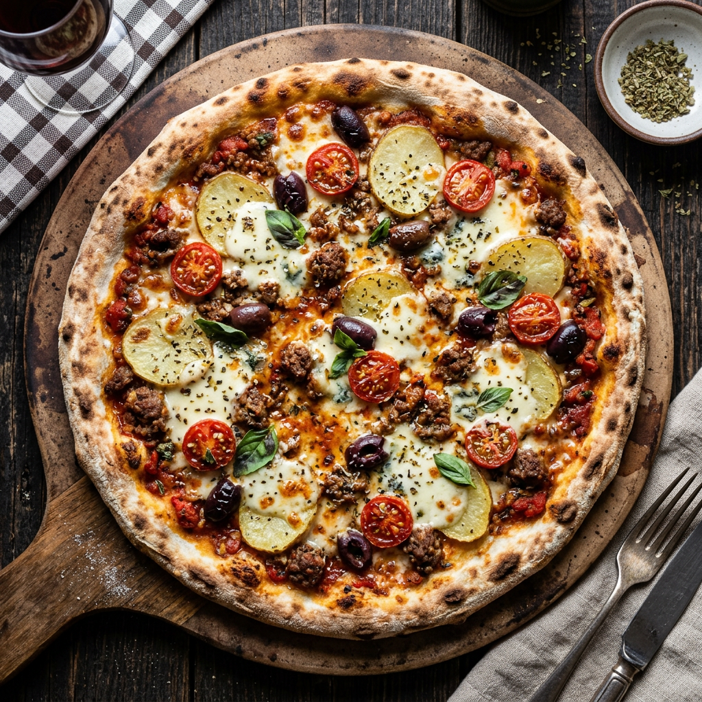 Pizza Bolognaise