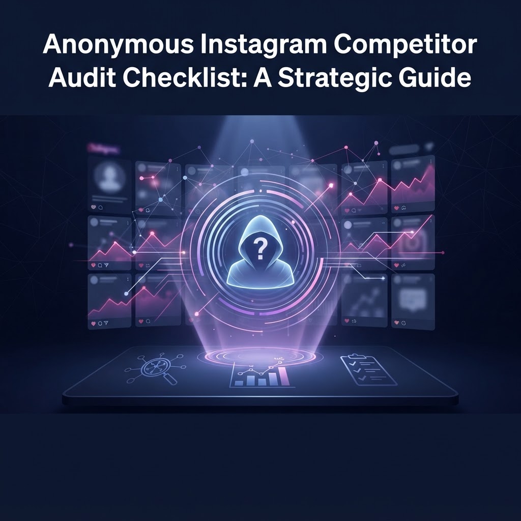 Anonymous Instagram Competitor Audit Checklist: A Strategic Guide