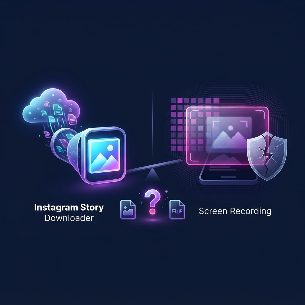 Instagram Story Downloader vs Screen Recording: Which is Better?