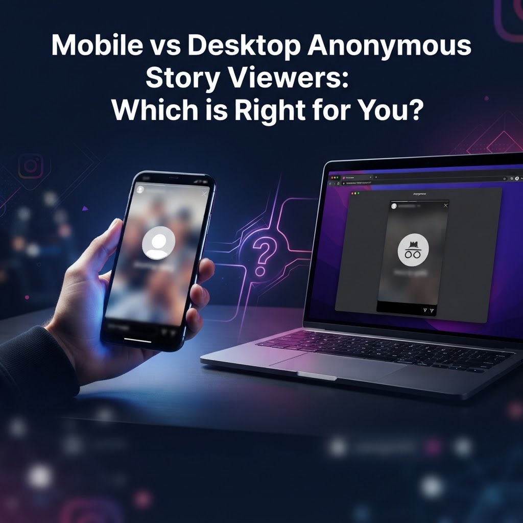Mobile vs Desktop Anonymous Story Viewers: Which is Right for You?