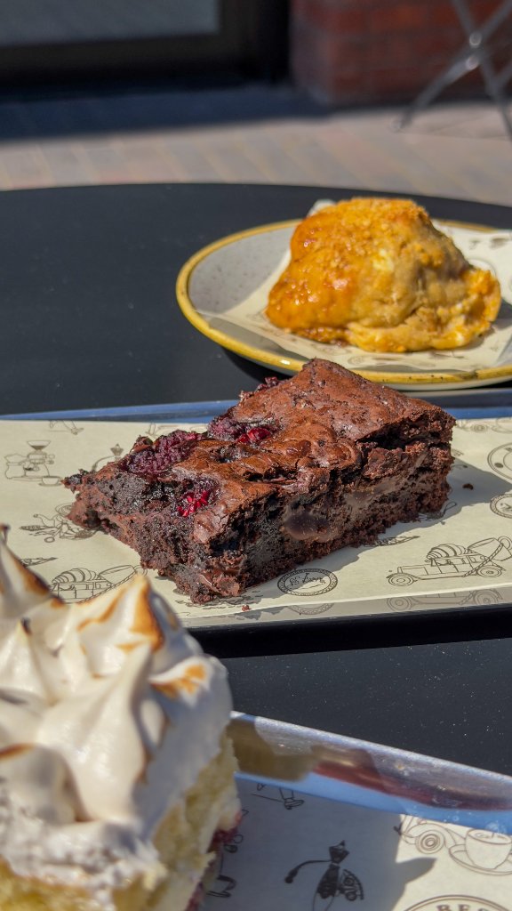 Triple Choc Raspberry Brownie