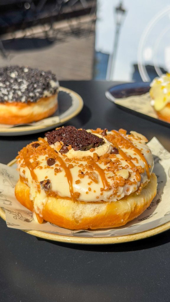 Salted Caramel Brownie Doughnut