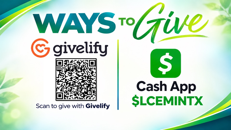 Ways to Give with Givelify and Cash App