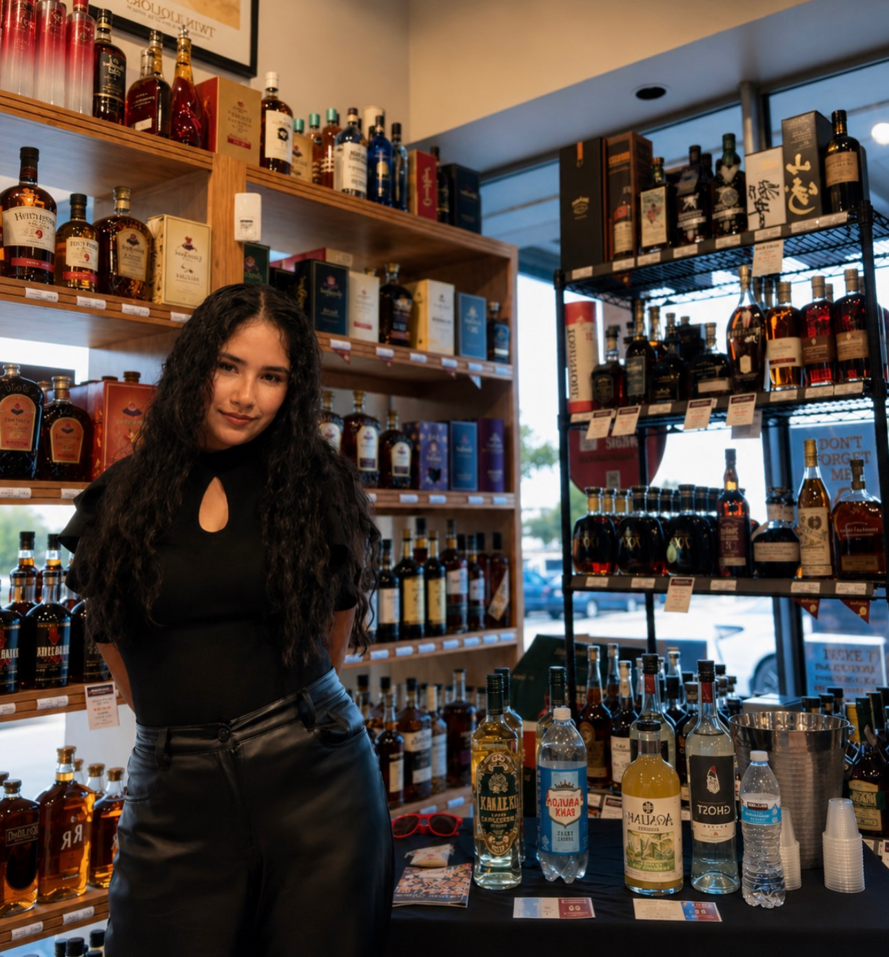 Retail spirits tasting event