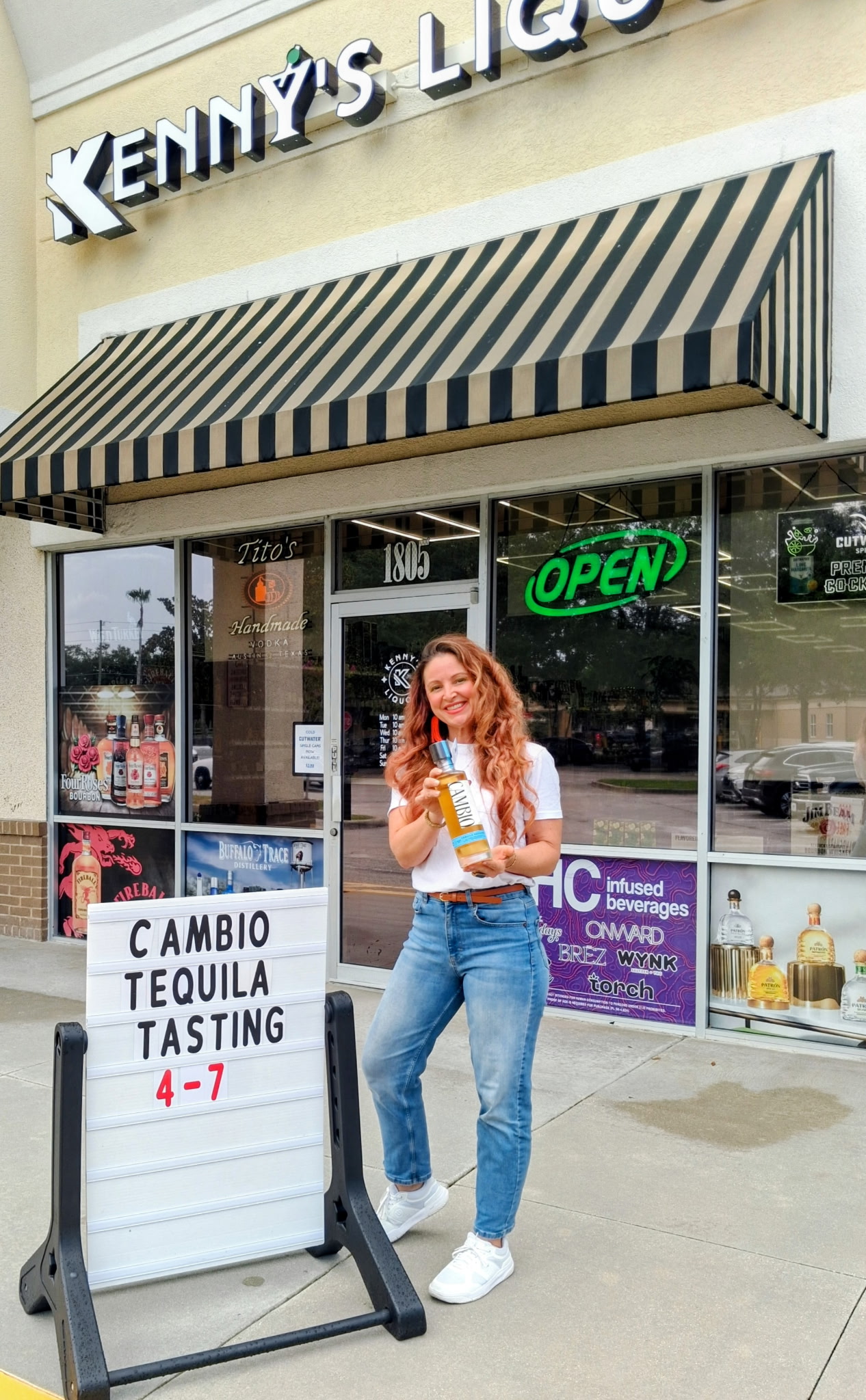 Cambio Tequila retail tasting