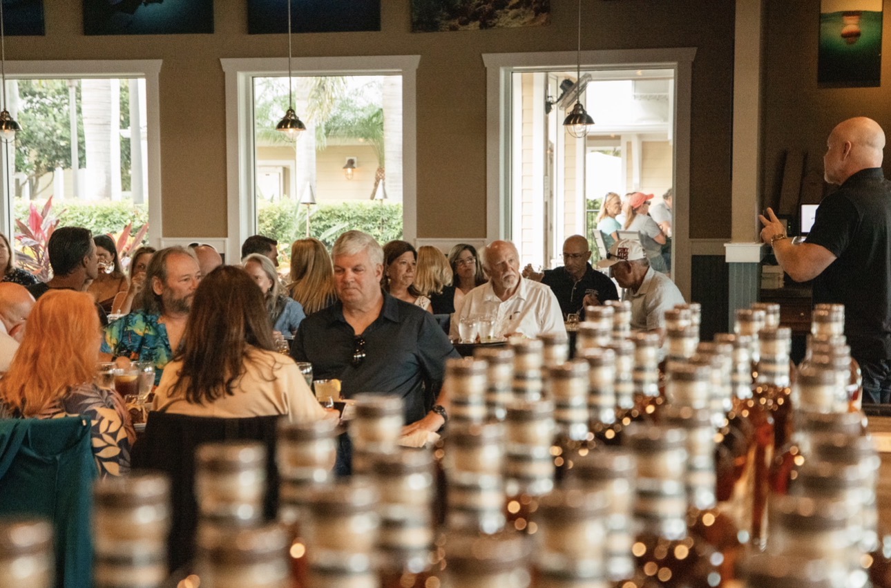 Guided spirits tasting dinner