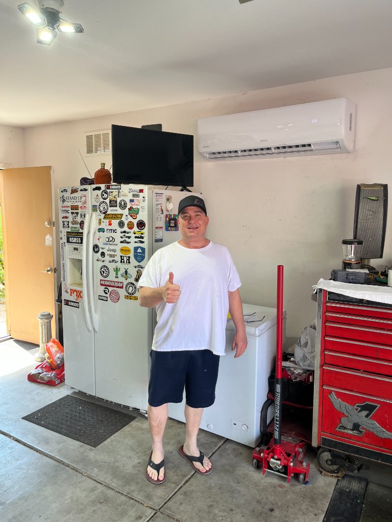 Happy customer: Happy customer, garage install