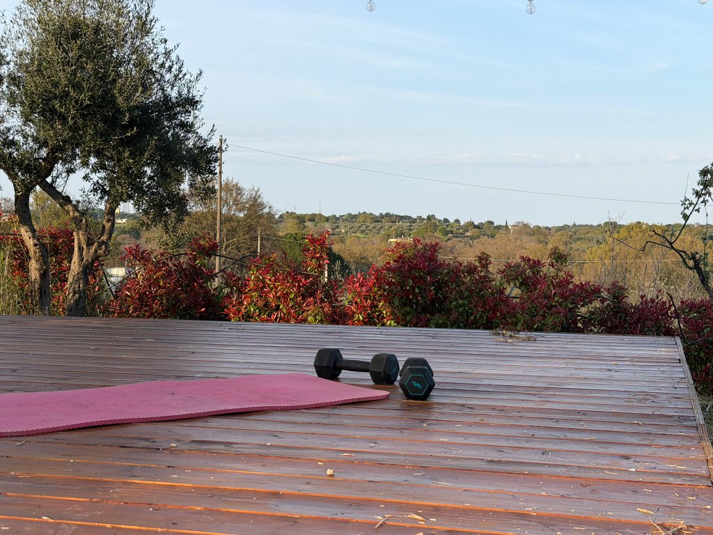 Outdoor Yoga under the Olive Trees 2