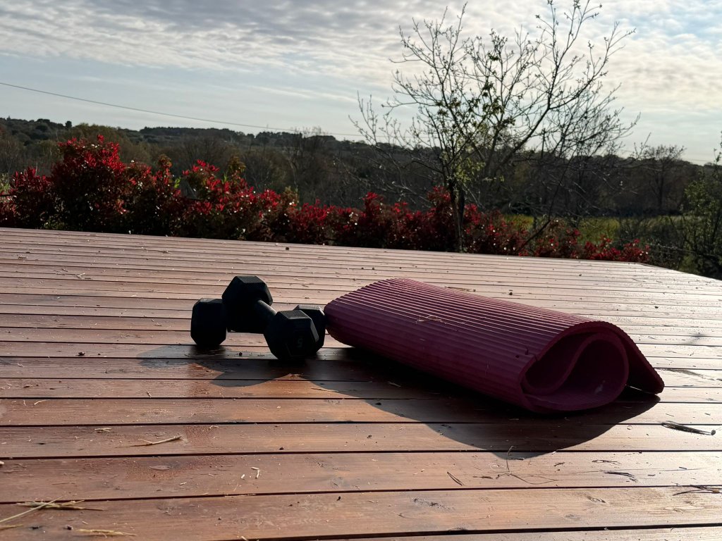 Outdoor Yoga under the Olive Trees 3