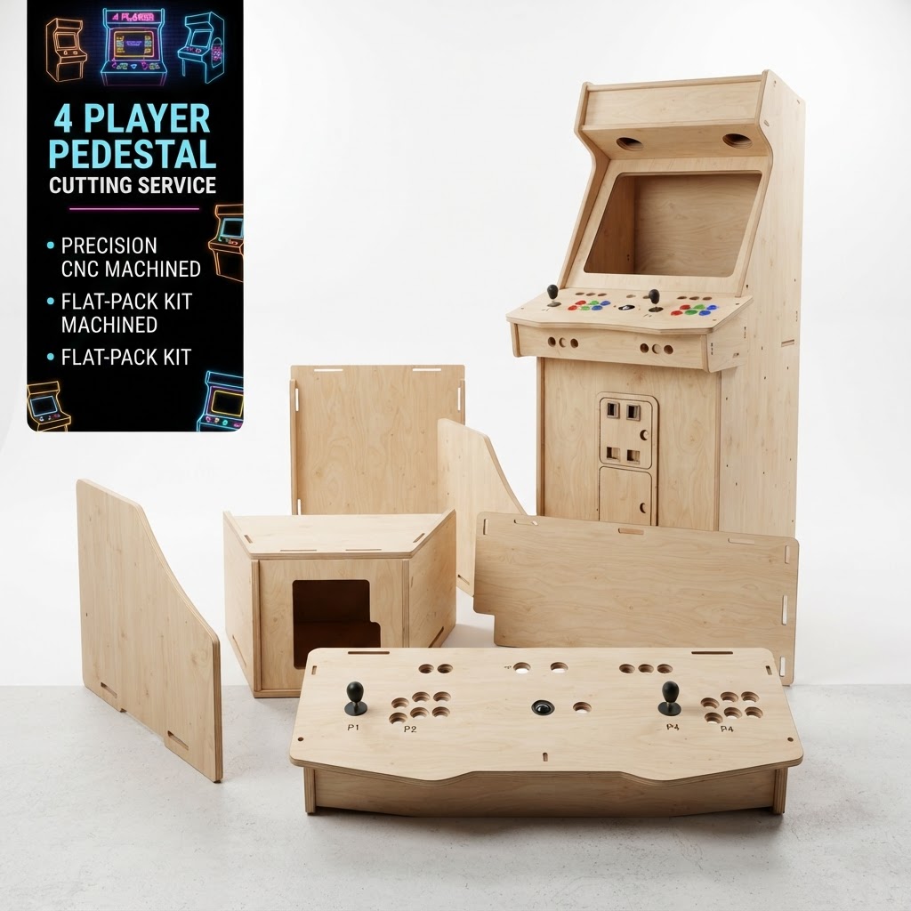 4 Player Pedestal Cutting Service