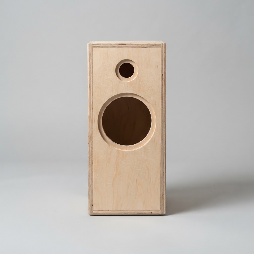 Rectangle Enclosures CNC cut from birch plywood