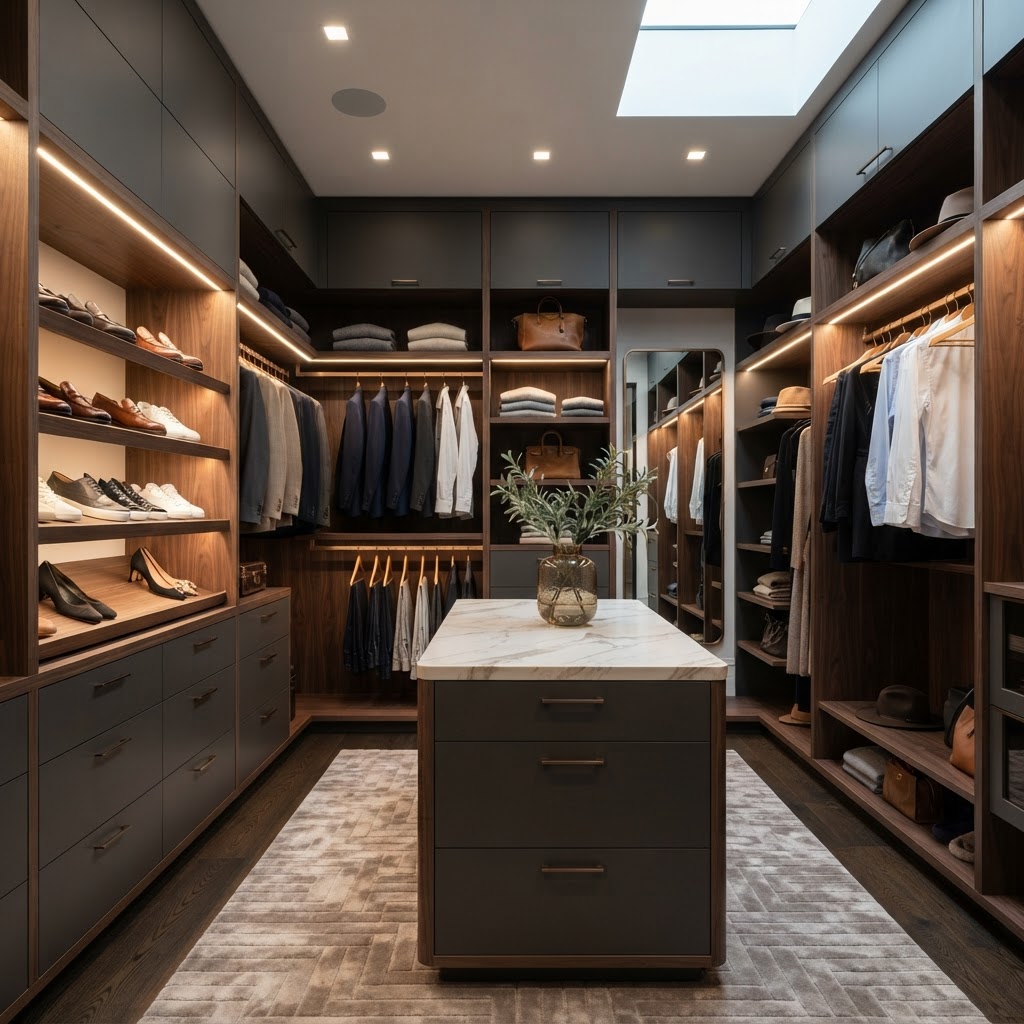 Closet millwork inspiration without people