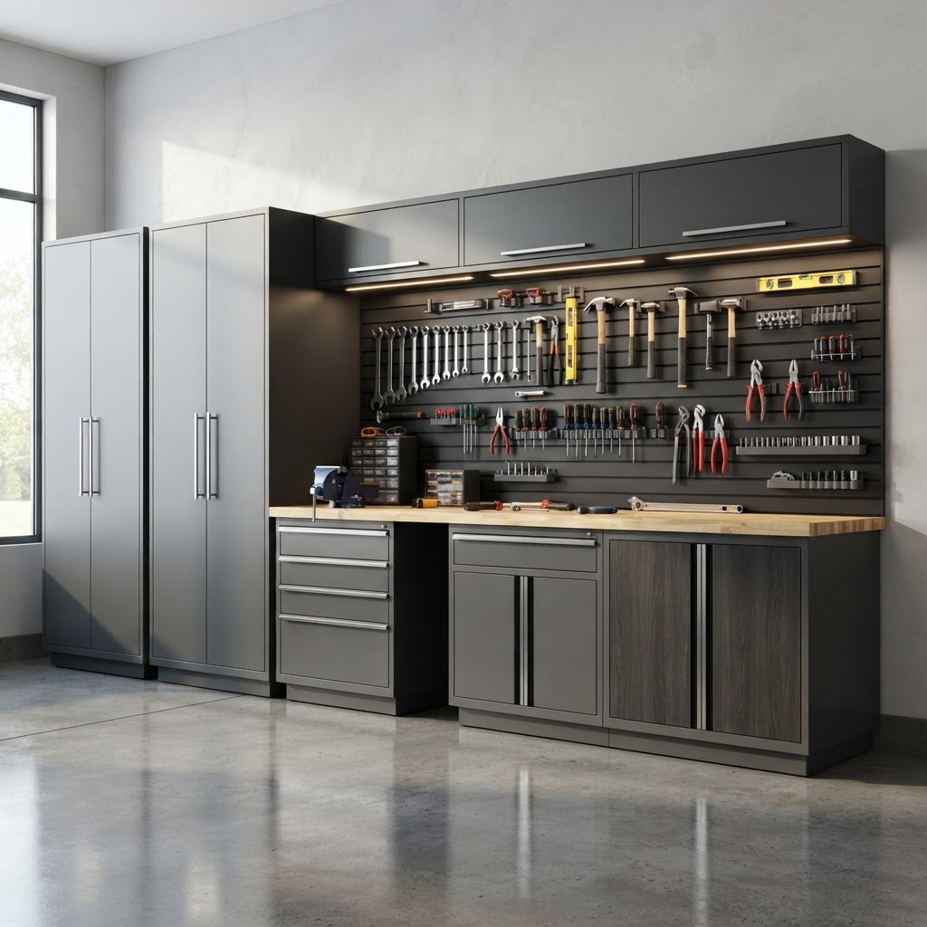 Garage millwork inspiration without people