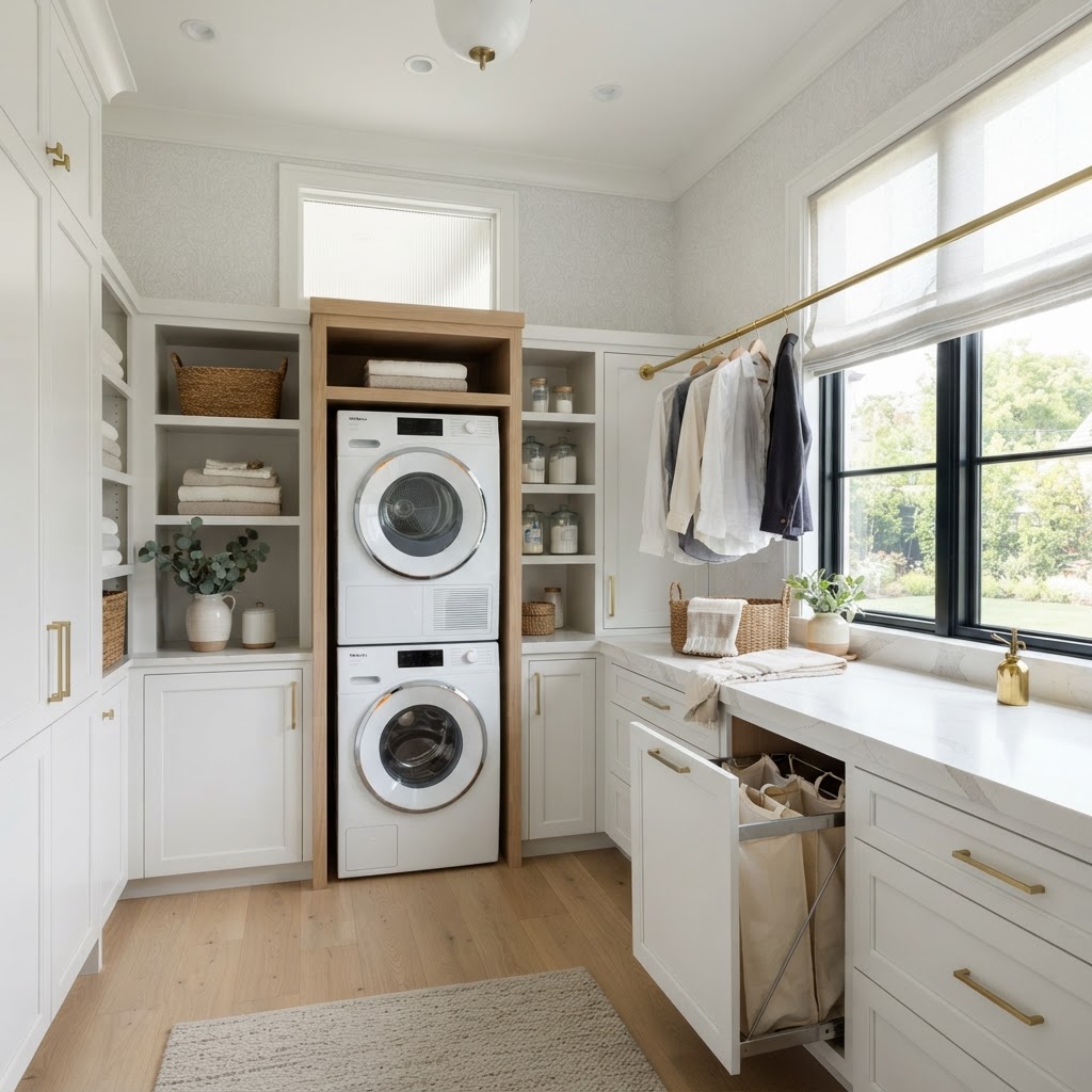 Laundry Room millwork inspiration without people