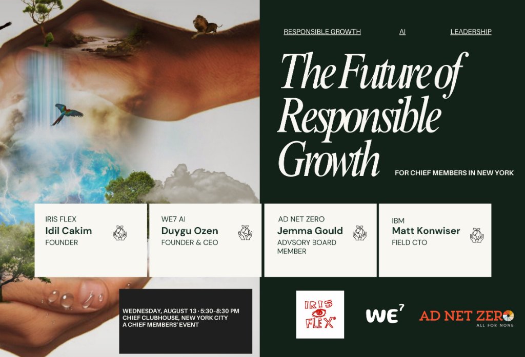 The Future of Responsible Growth — event flyer