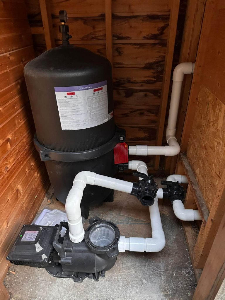 Indoor Filter & Pump Install