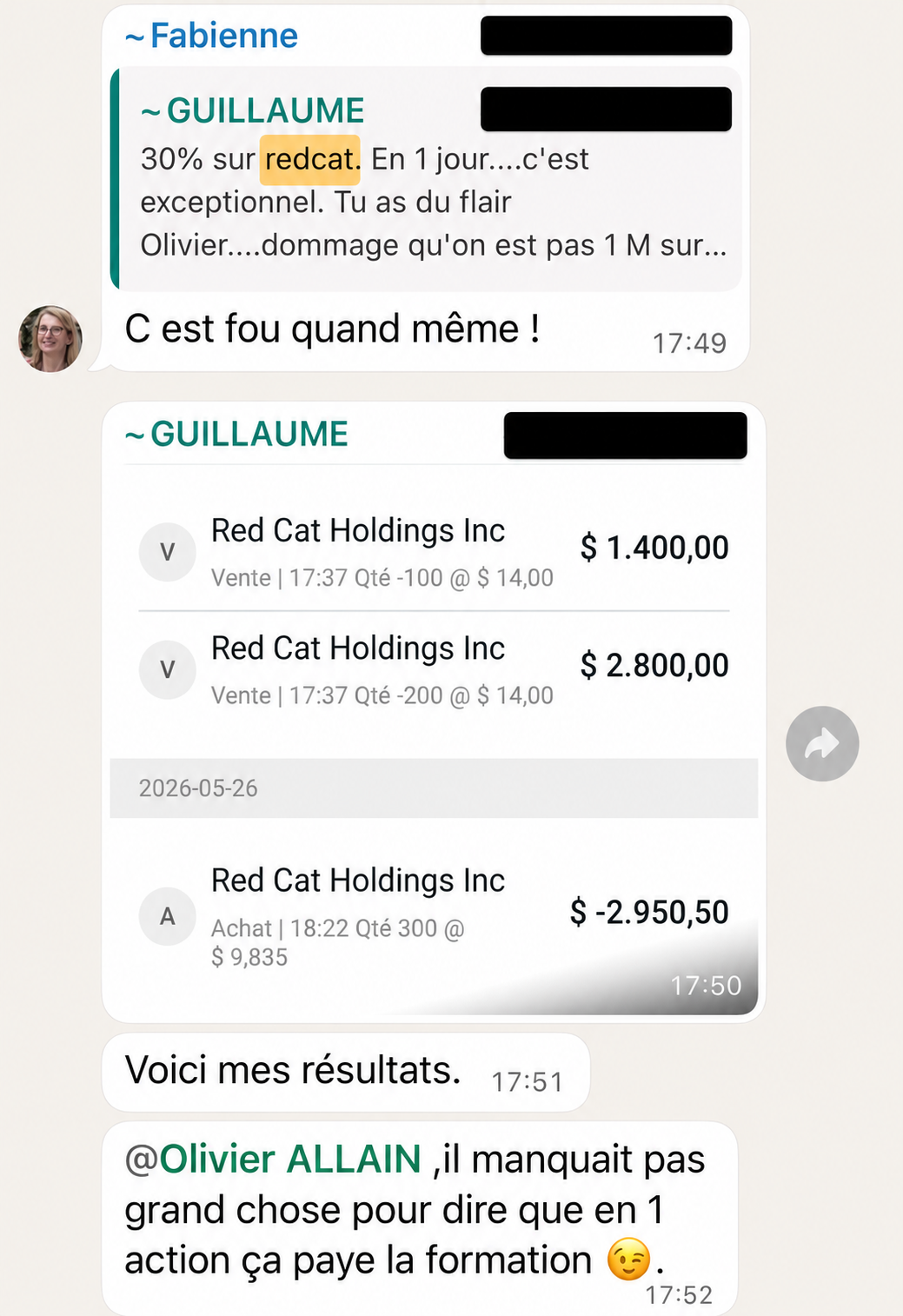 Portefeuille — P/L latent multi-actions (AMD, Hut8, Intel…)