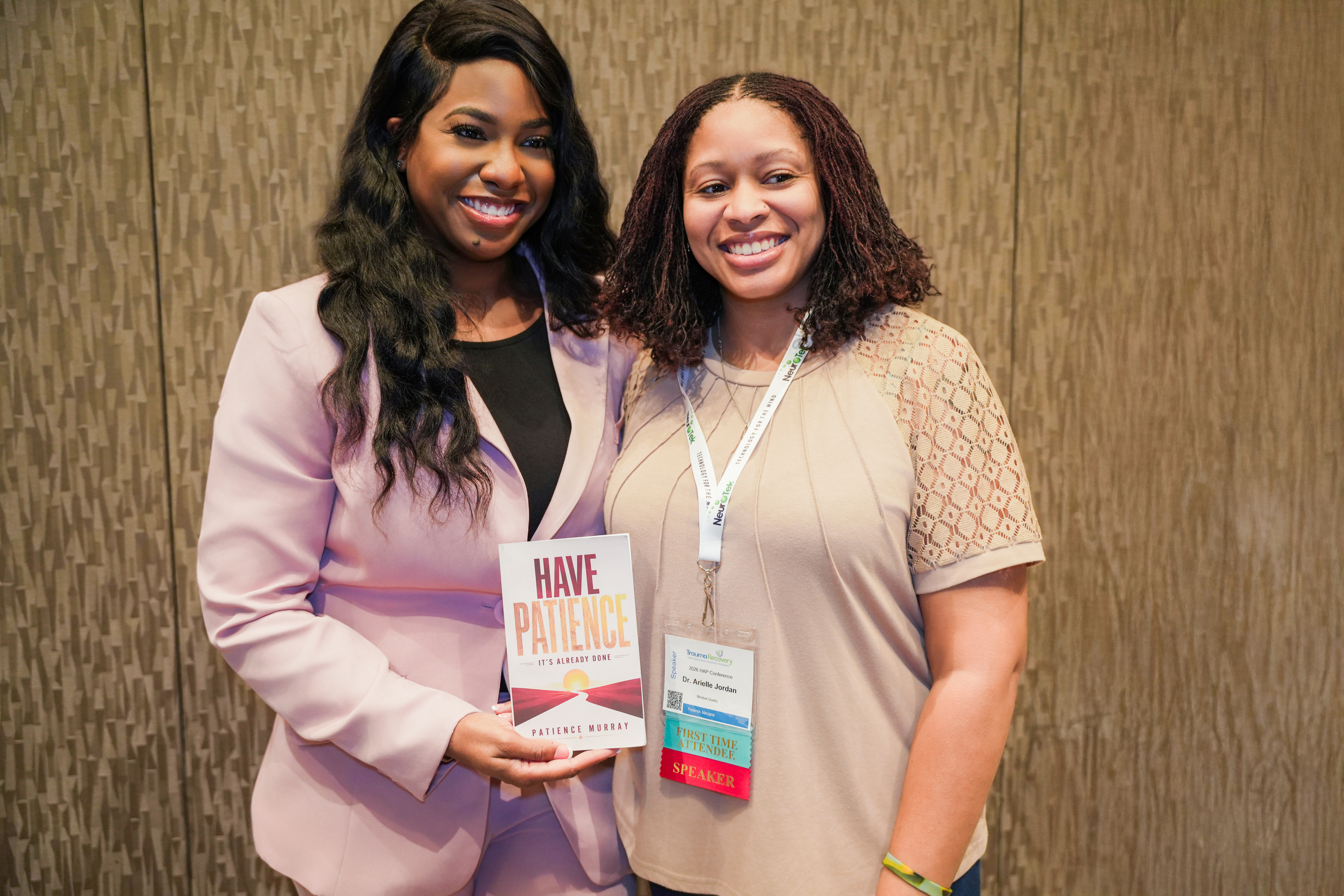 Patience holding Have Patience with Dr. Arielle Jordan
