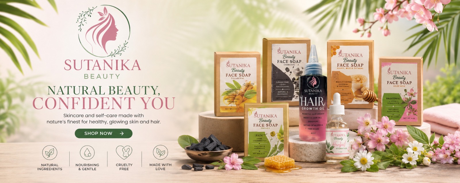 Sutanika Beauty — Natural Beauty, Confident You