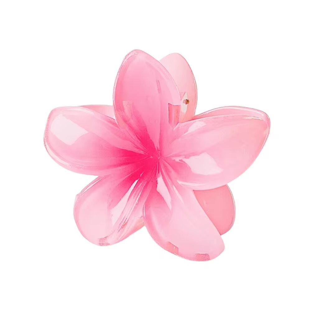 Flower Claw Clip - Bright Pink