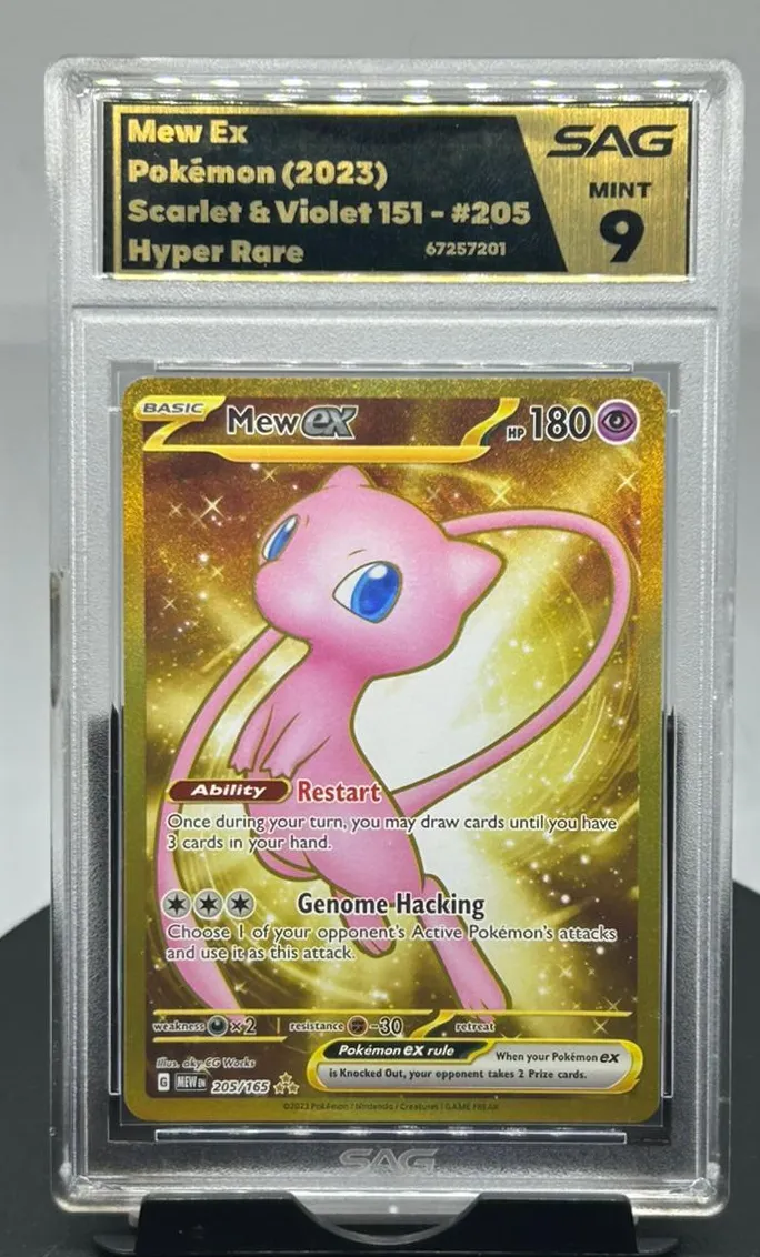 Mew Ex MINT 9 - SAG Grading