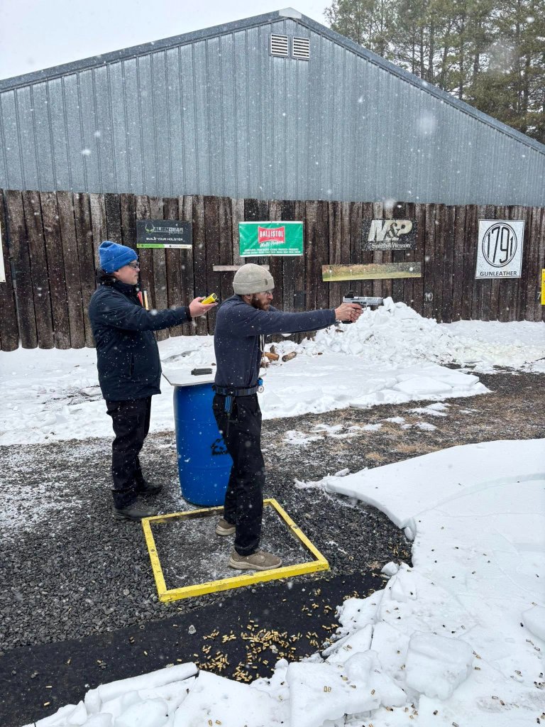 Winter Pistol Practice