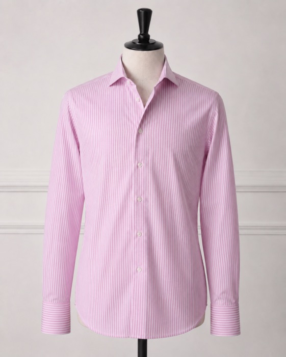 Pink Pinstripe Shirt