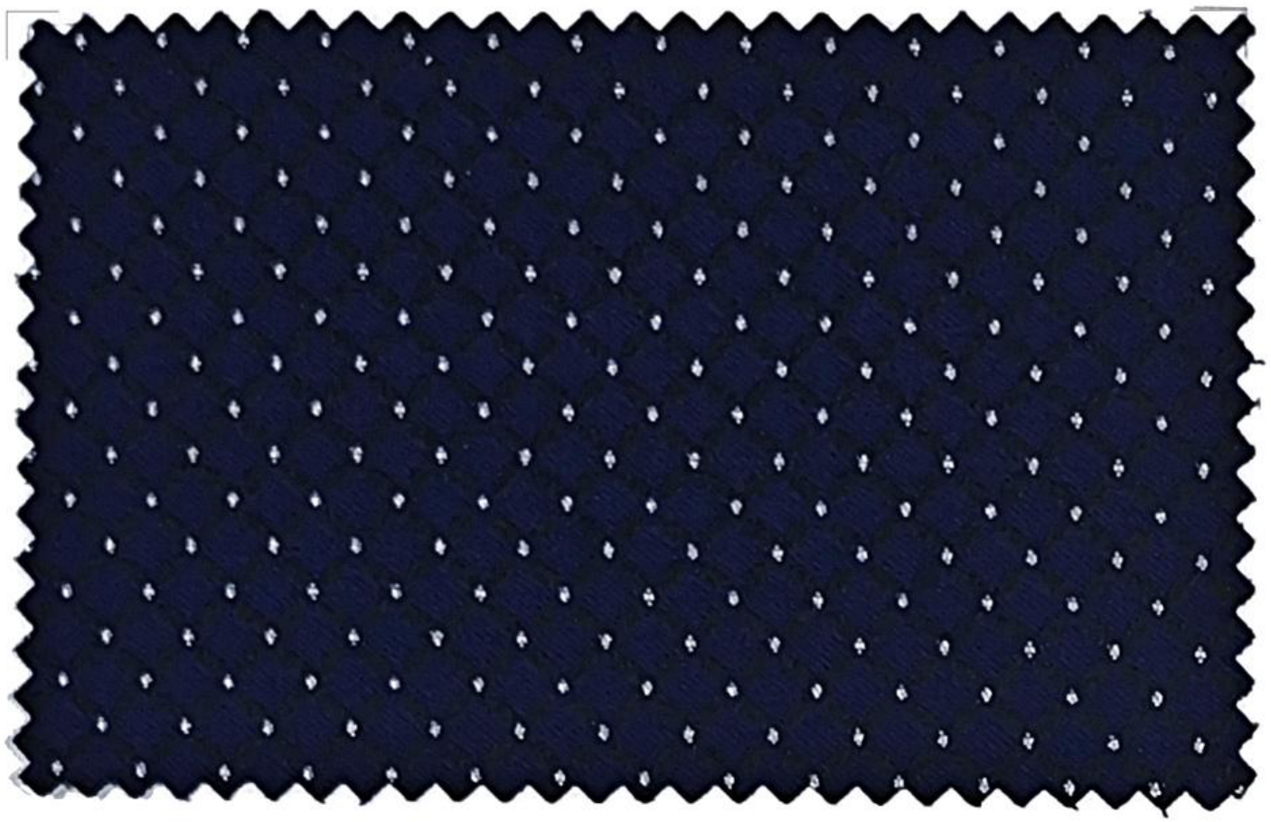 Marzoni Navy 59% Wool / 6% Silk Dotted Suit