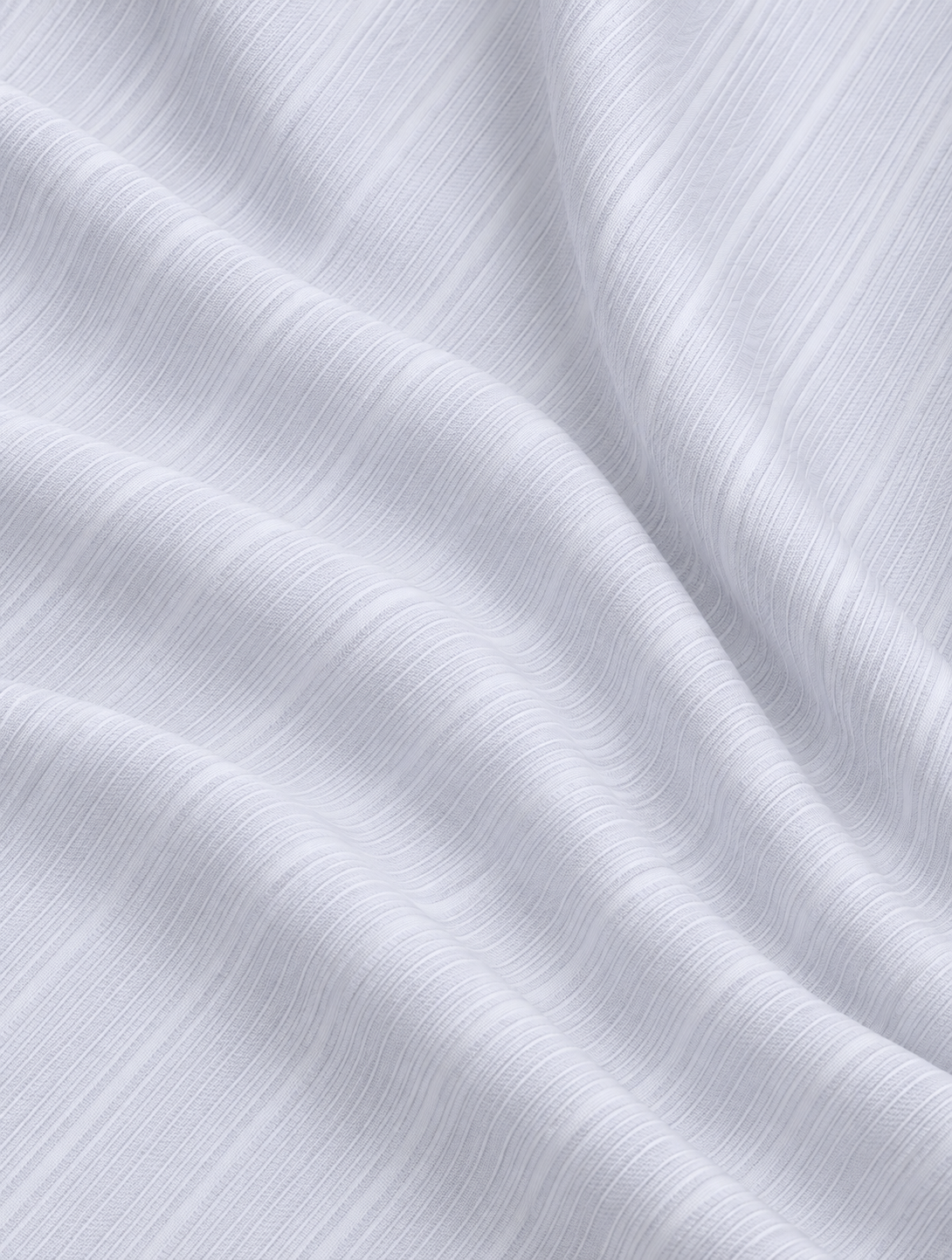 White Ribbed Shirt III