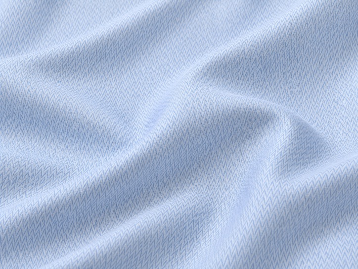 Blue Herringbone Shirt