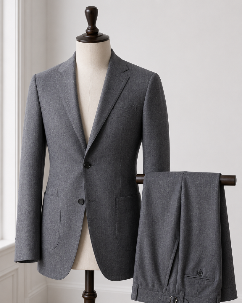 Charcoal Solid Vest