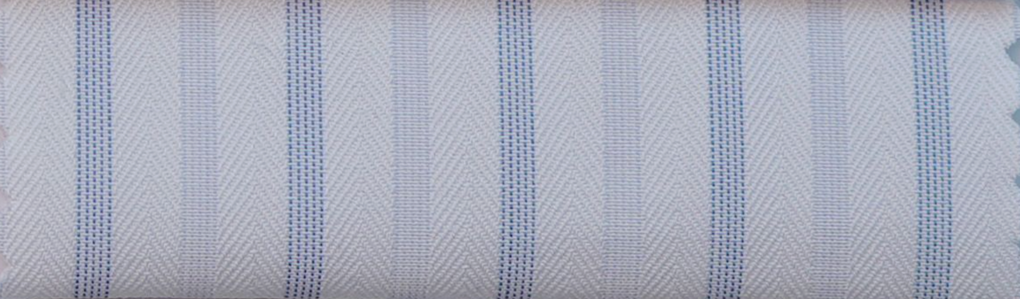 Blue Herringbone Stripe Shirt