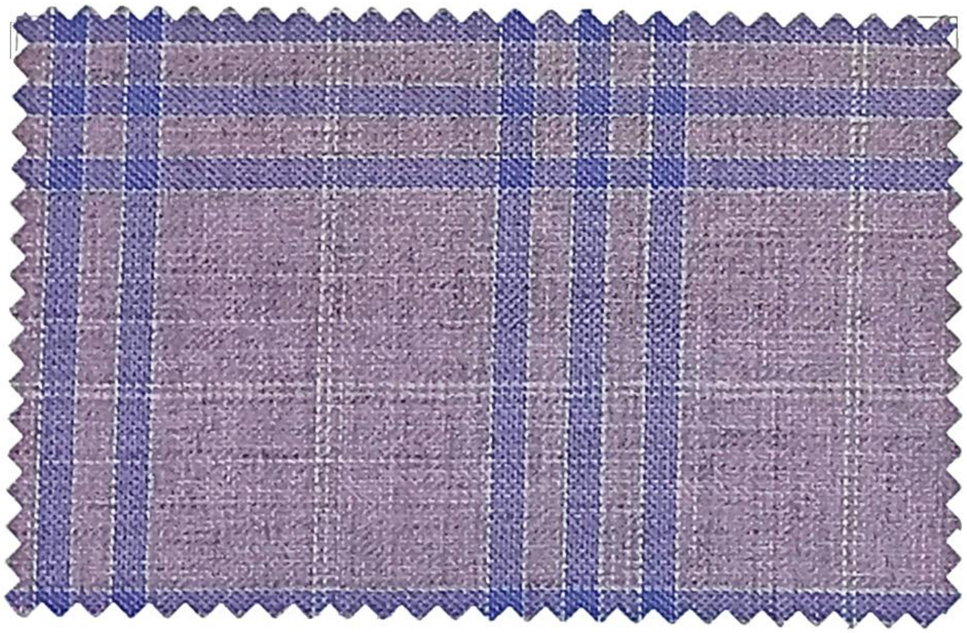 Marzoni Pink / Blue 100% Wool Plaid Jacket