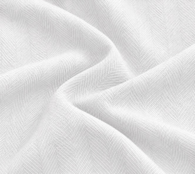 White Herringbone Shirt V