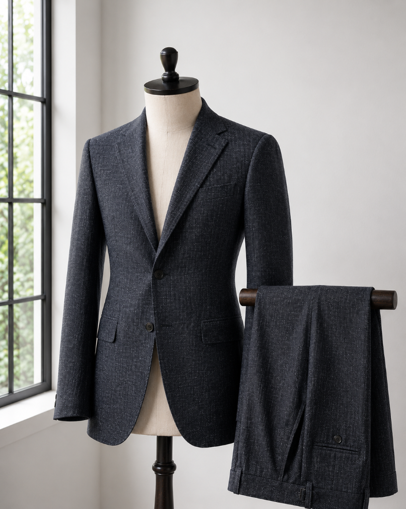 Charcoal Solid Poplin Vest