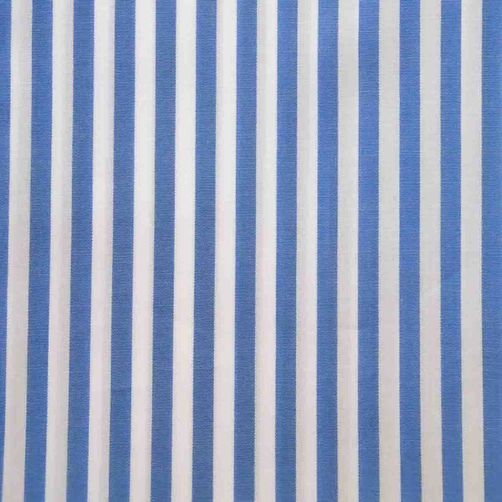 Light Blue & White Awning Stripes Shirt