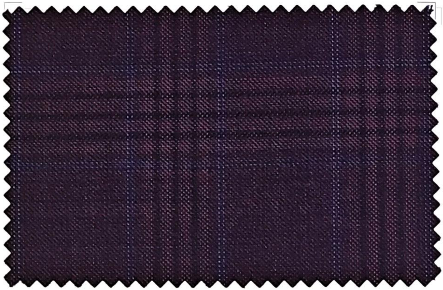 Marzoni Burgundy / Blue 100% Wool Plaid Jacket