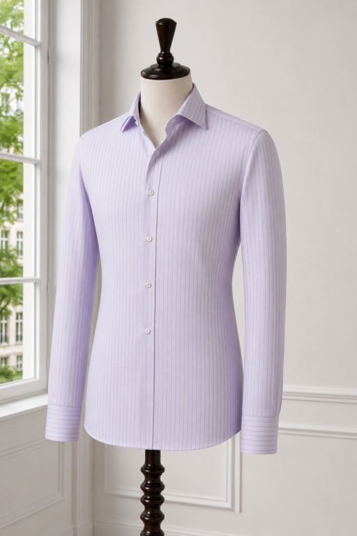 Lavender Pinstripe Shirt