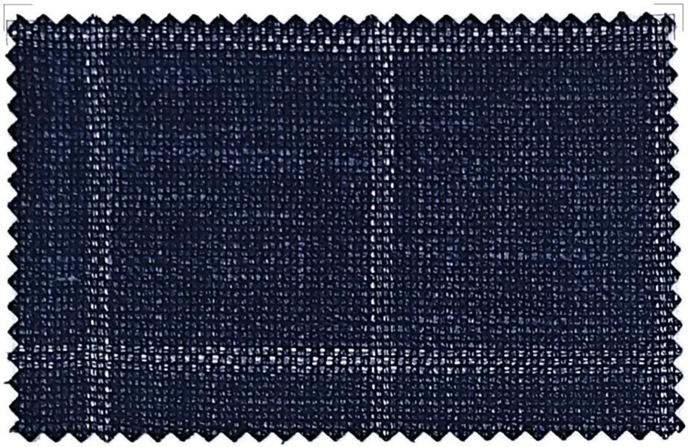 Marzoni Navy / White 44% Wool / 1% Elastane Windowpane Jacket