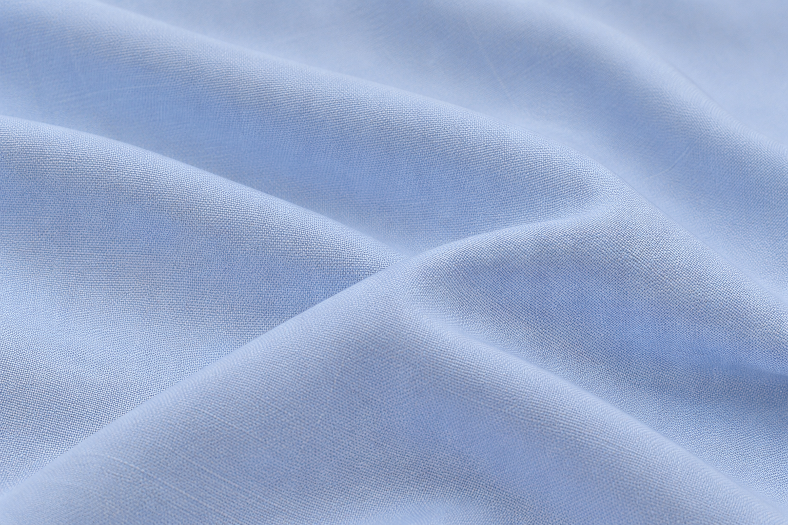 Light Blue Solid Shirt V