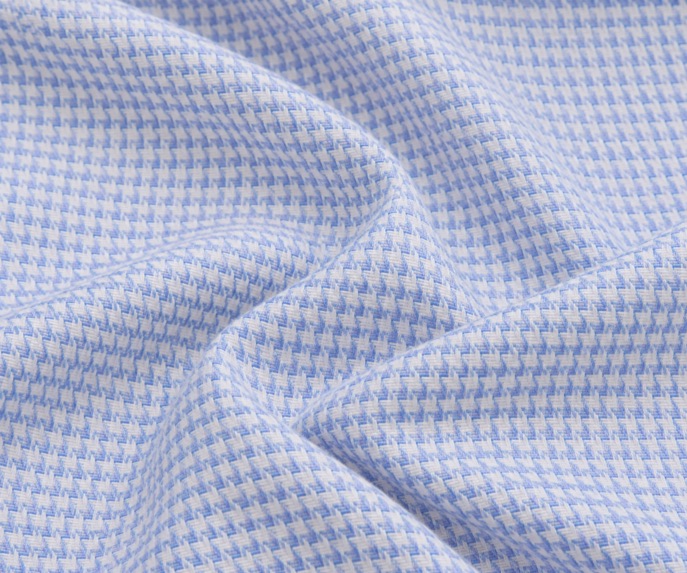 Blue Houndstooth Shirt