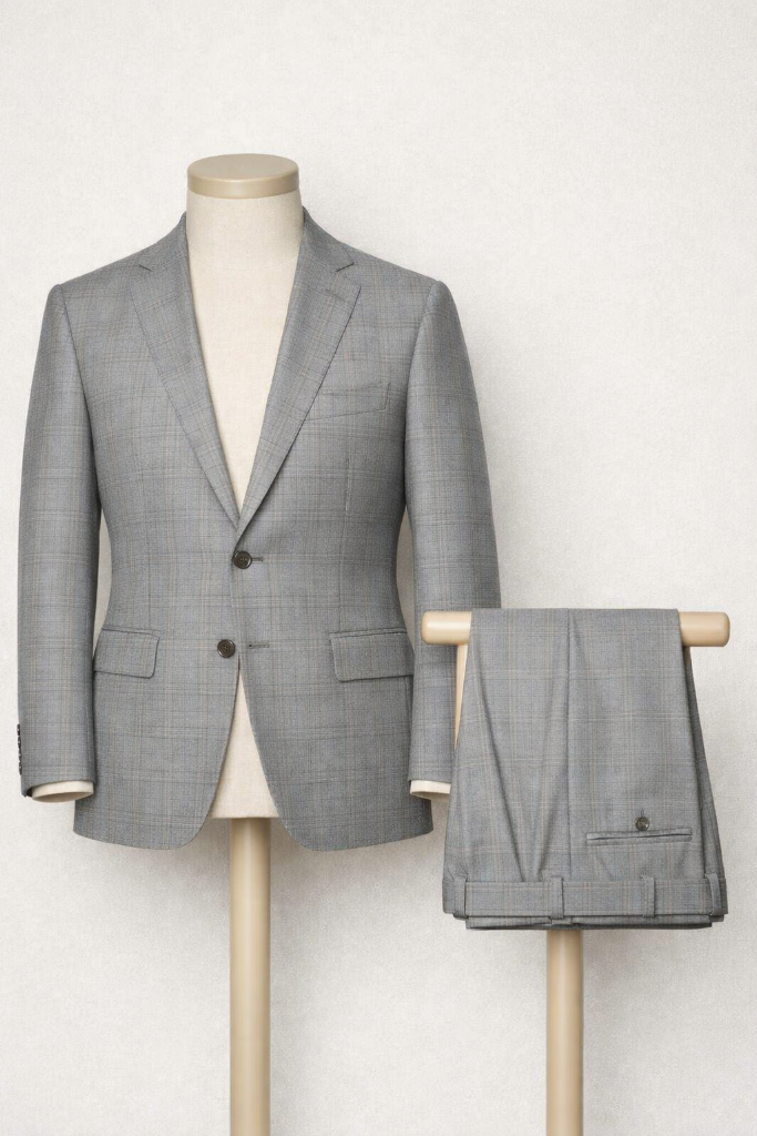 Light Grey Houndstooth Pants
