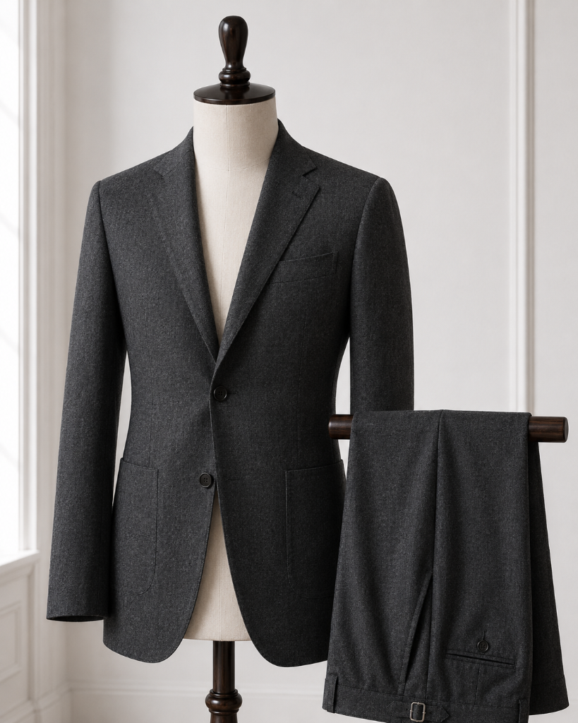 Charcoal Solid Pants