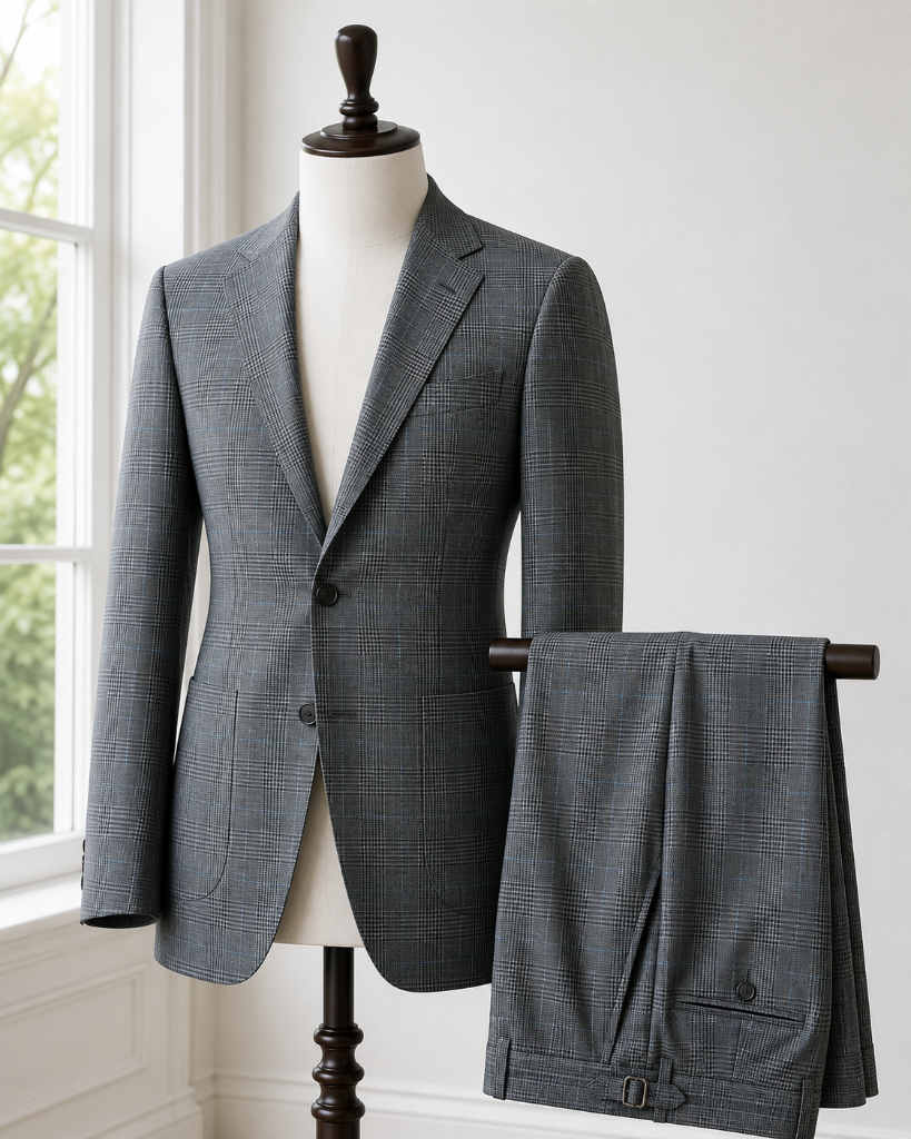 Gray Glen Plaid Jacket