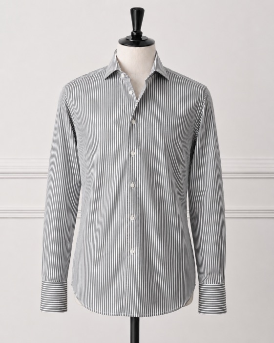 Gray Pinstripe Shirt II