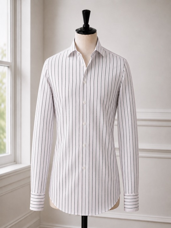 Grey Pinstripe Shirt III