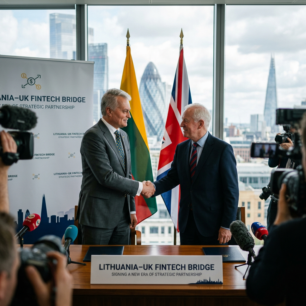 Lietuvos ir JK „FinTech“ sektoriai stiprina partnerystę