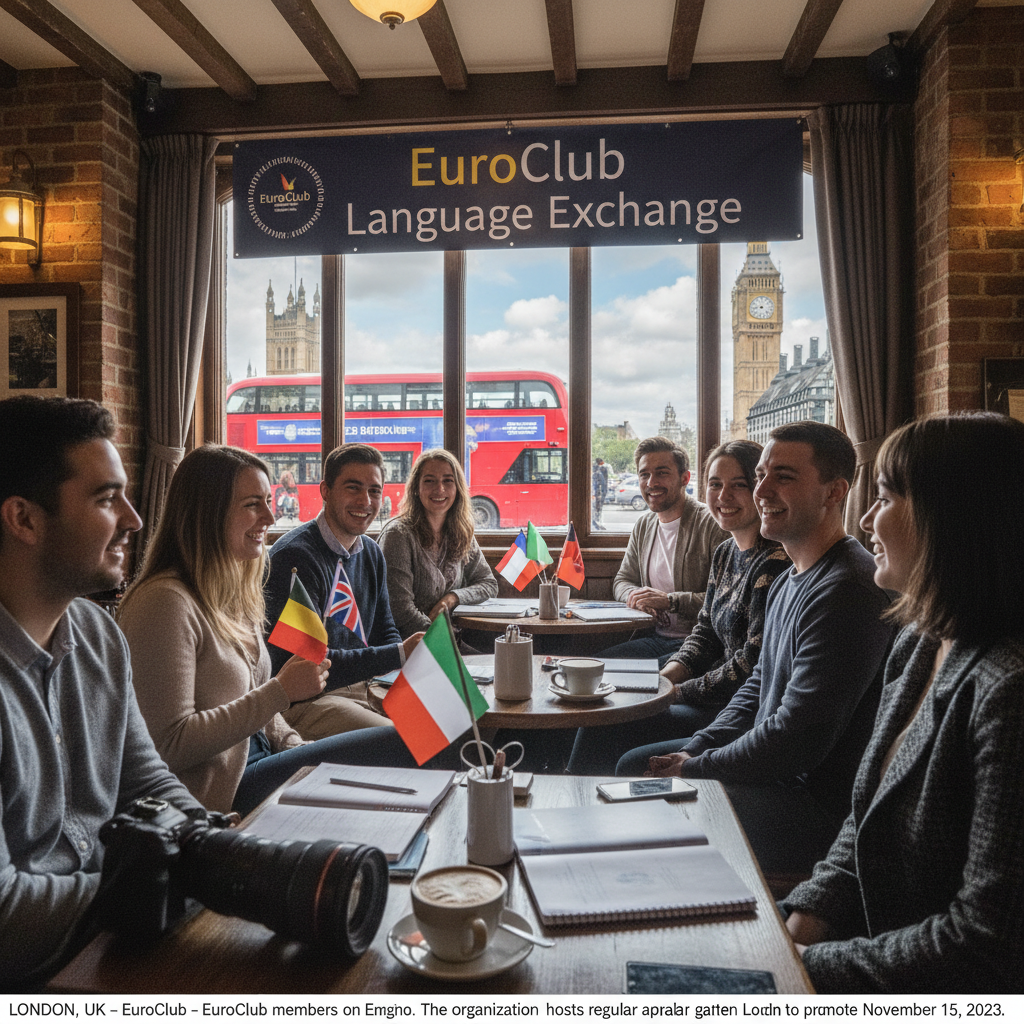 EuroClub rengia kalbų mainų renginius Londone