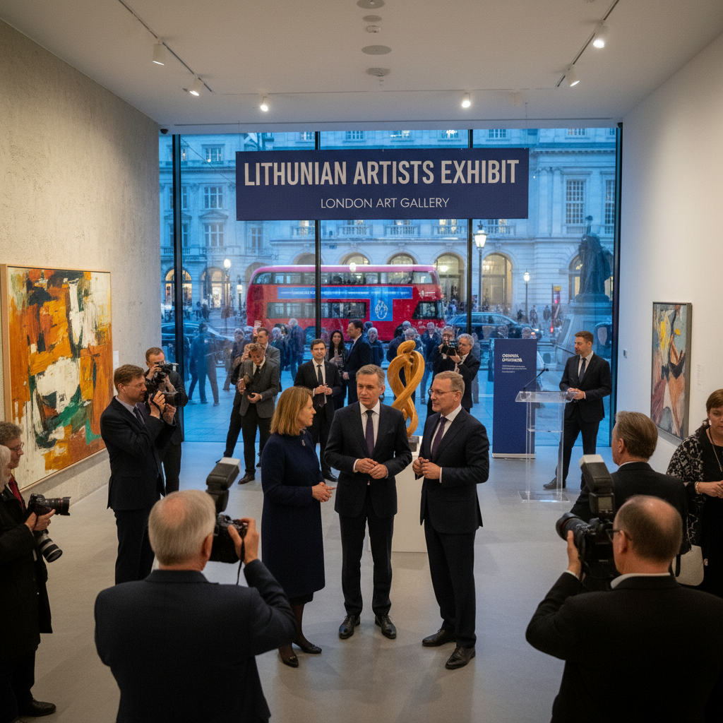 Lietuvos menininkai pristato savo darbus Londono meno galerijoje