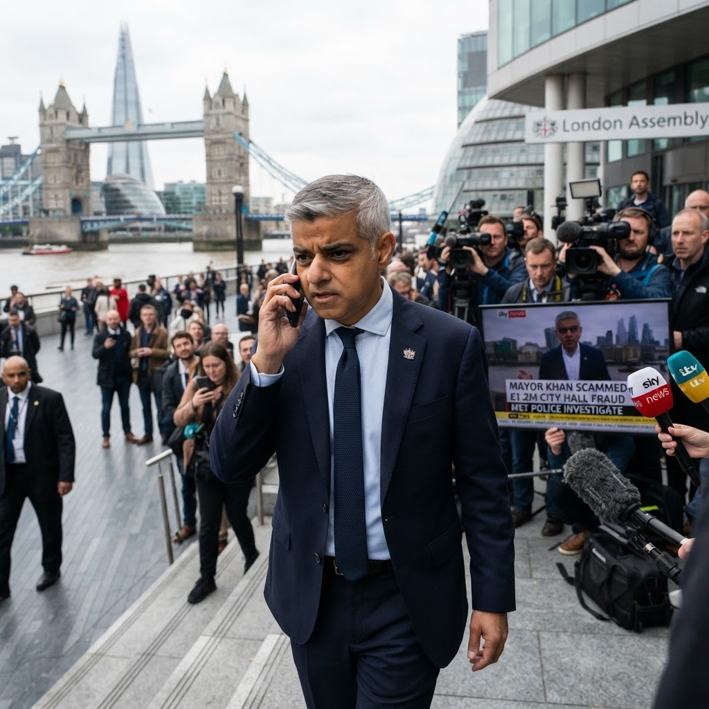 Londono meras Sadiqas Khanas tapo sukčių taikiniu